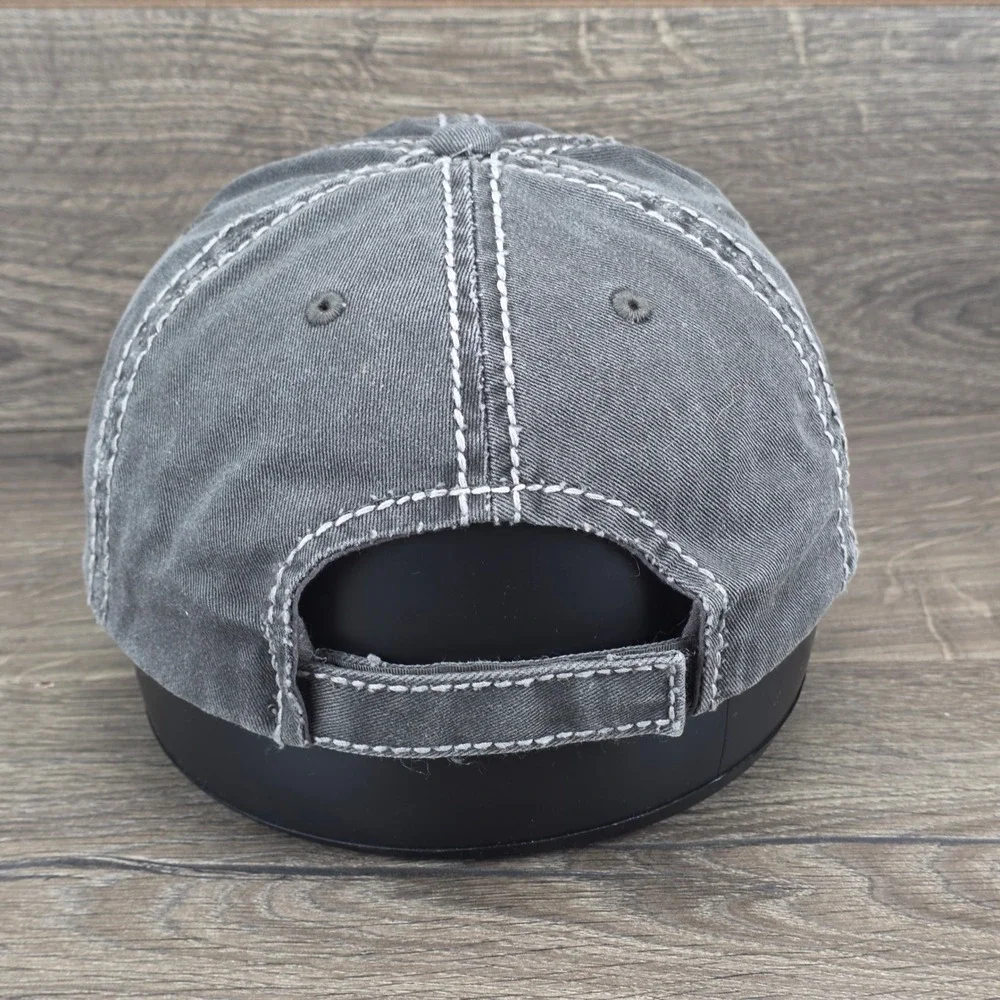 KBETHOS Hat Cap Women Strapback Grey Equestrian Horses Keep Me Stable Distressed